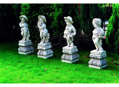 Garçon 70cm Figur Statue Figure Sculpture Statues Décoration de jardin